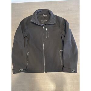 Calvin Klein Performance Women’s Full Zip Pockets Black Jacket Coat Size US Med